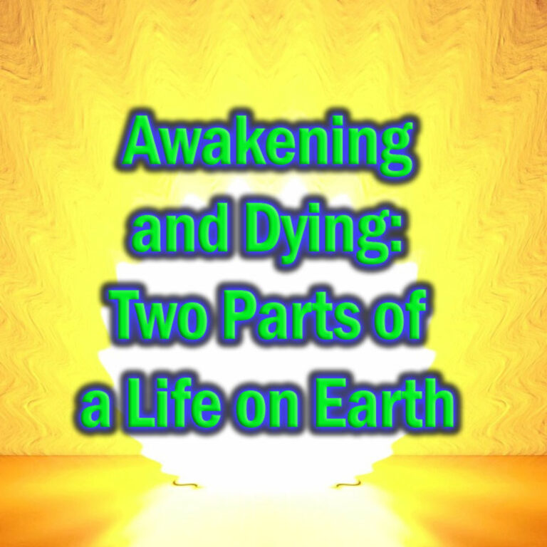 Awakening and Dying – Two Parts of a Life on Earth (w/ Paule Patterson)